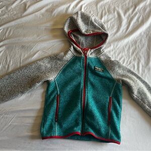 Kids Teal and Gray Hoodie